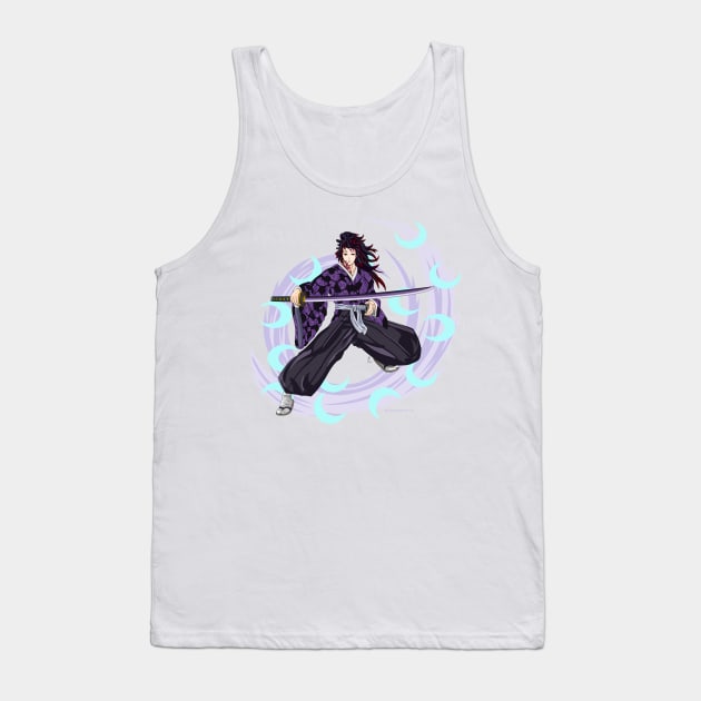 Moon Sword Master Tank Top by Zapt Art